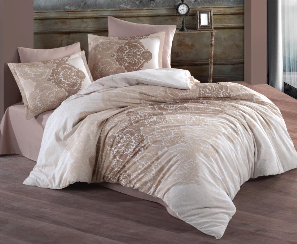 Clasy Ranforce Nevresim Takımı Çift Kişilik Zeta v1 Bej