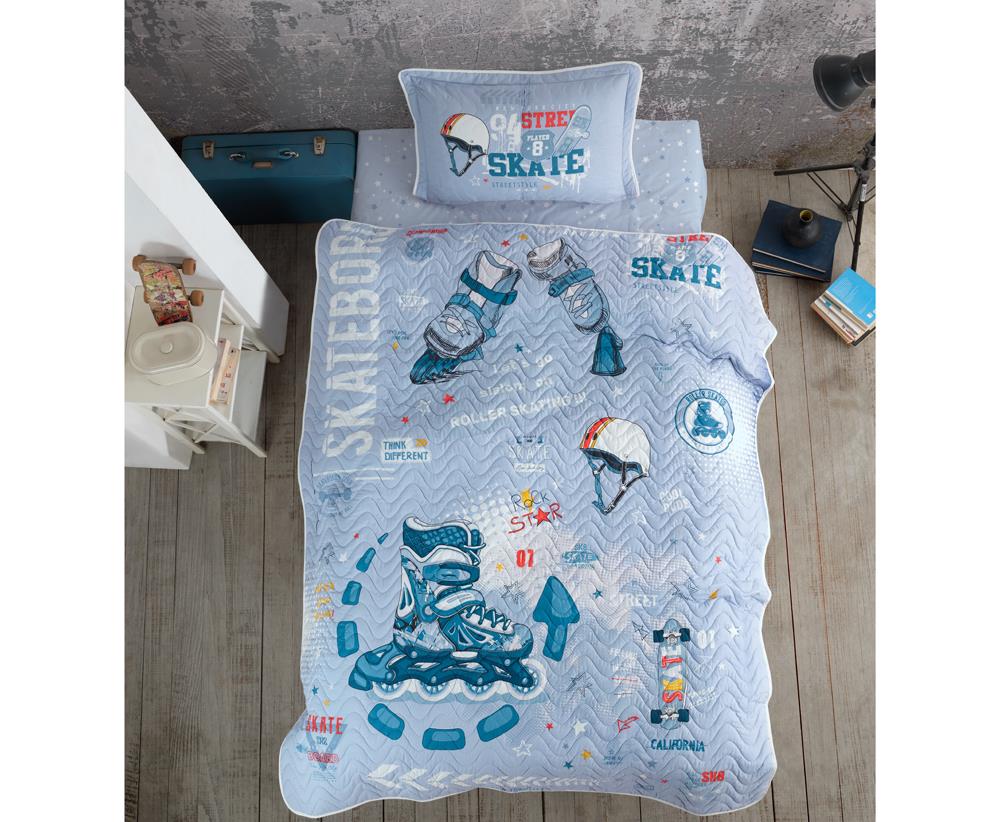 Clasy Tek Kişilik Yatak Örtüsü Skyland 