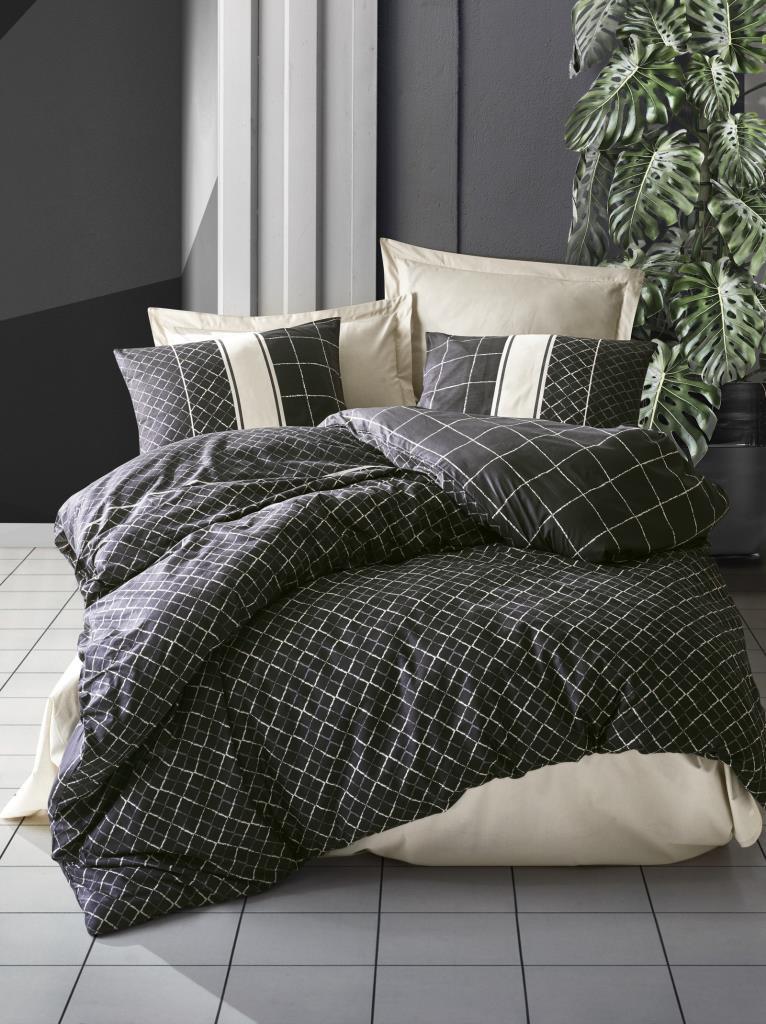 Cotton Box Dark Çift Kişilik Nevresim Takımı Antre Bej