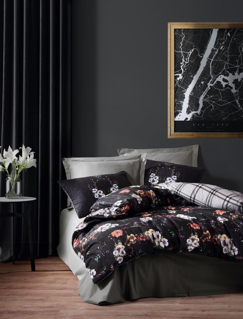 Cotton Box Masculine Çift Kişilik Nevresim Takımı Alanis Gri