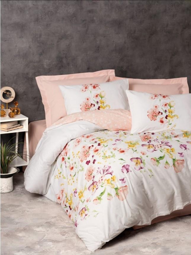 Cotton Box Modeline Tek Kişilik Nevresim Takımı Emma Somon 