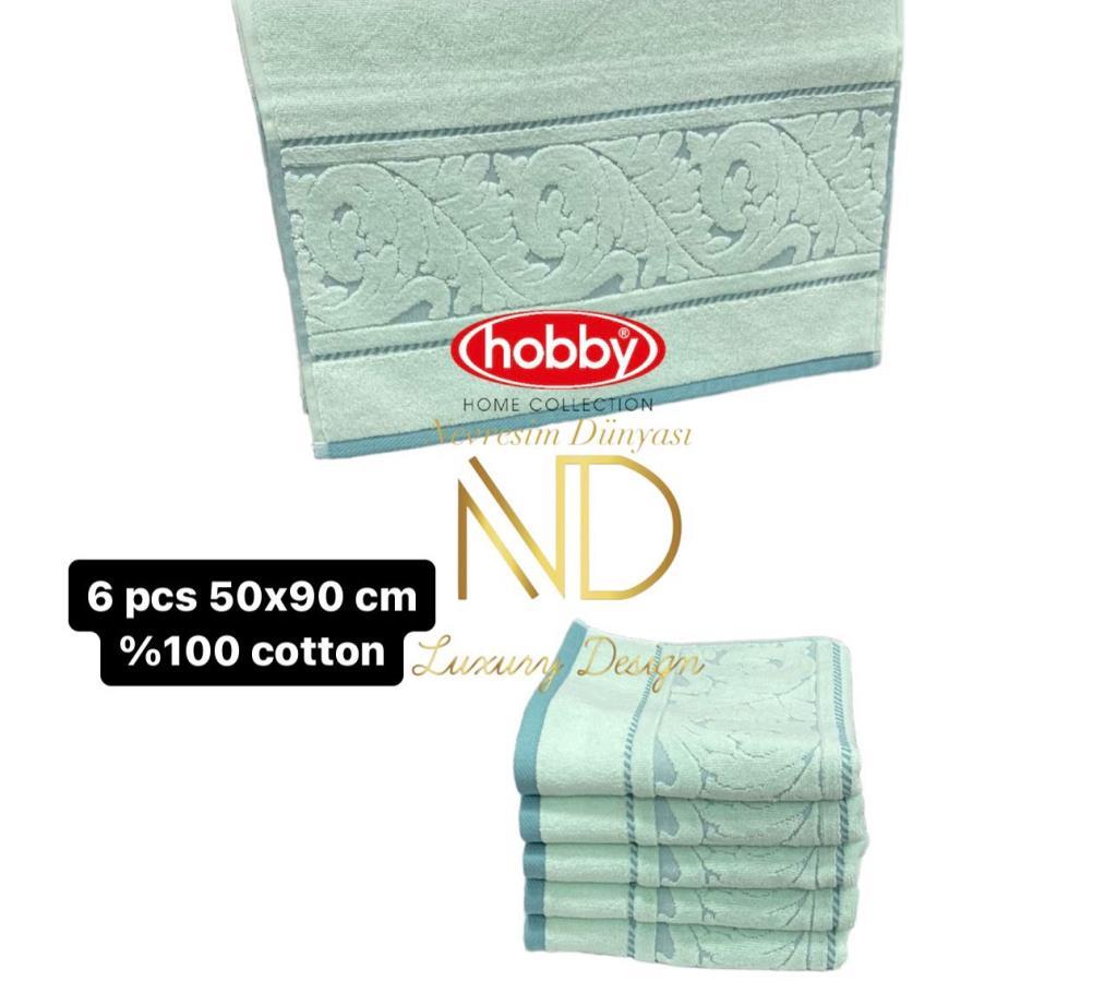Hobby Sultan Mint 50x90 6'lı Havlu Seti