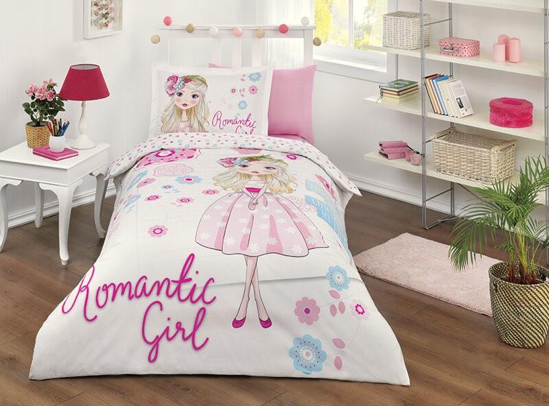 Özdilek Tek Kişilik Ranforce Nevresim Takımı Romantic Girl 
