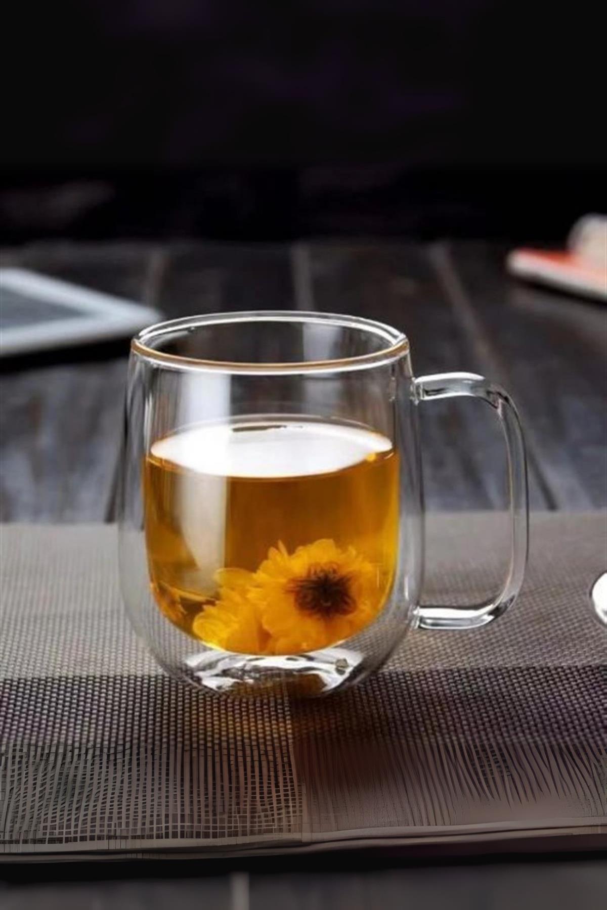 Cam Çift Cidarlı Bardak 350 ml