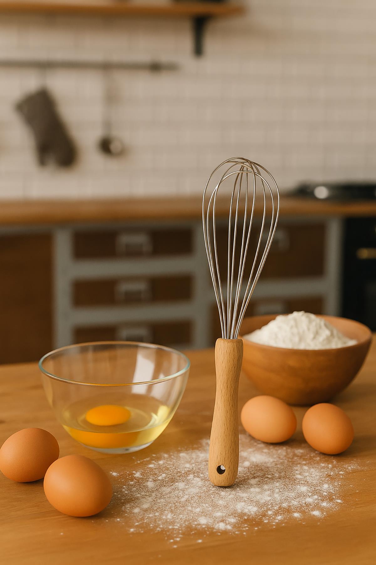 Paslanmaz Çelik Çırpıcı 30 cm