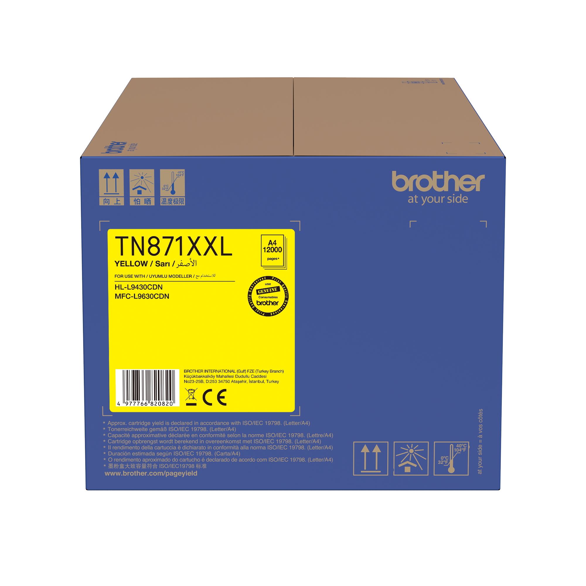 BROTHER 12.000 Sayfa SARI TONER