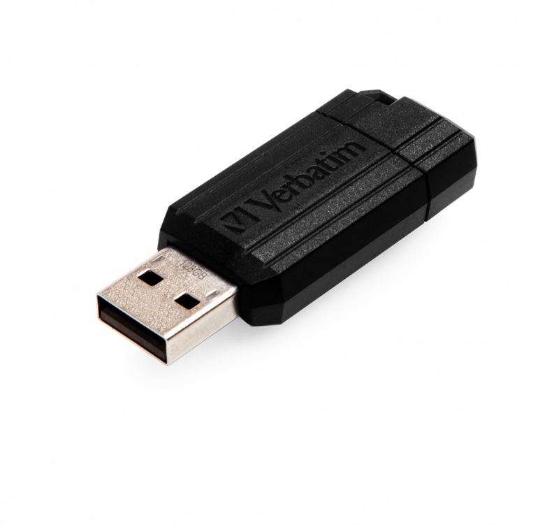 VERBATIM 128GB PINSTRIPE USB 2.0 USB Bellek