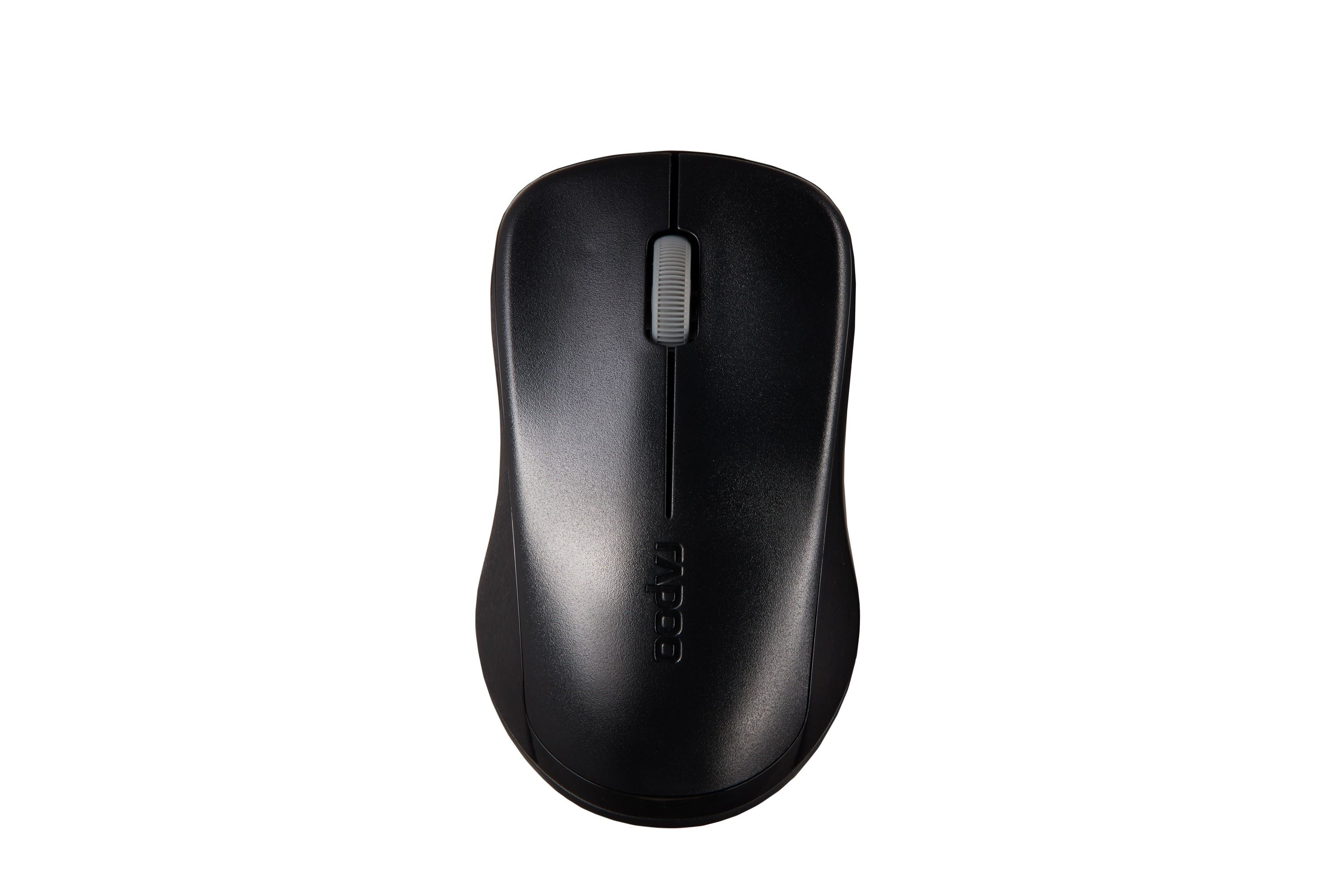 RAPOO 1620 1000DPI 2.4GHz Kablosuz Optik Mouse Siyah