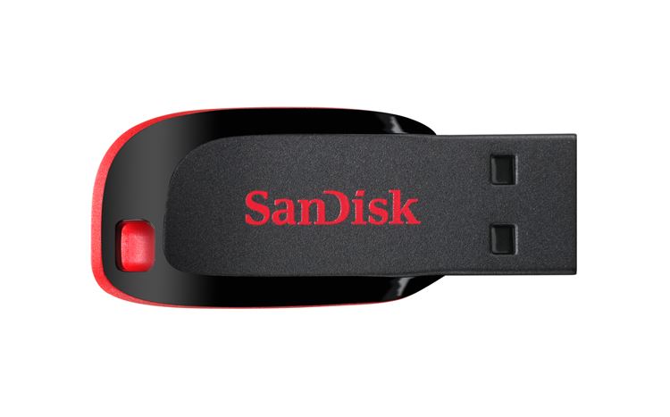 SANDISK 16GB Cruzer Blade 2.0 Siyah USB Bellek