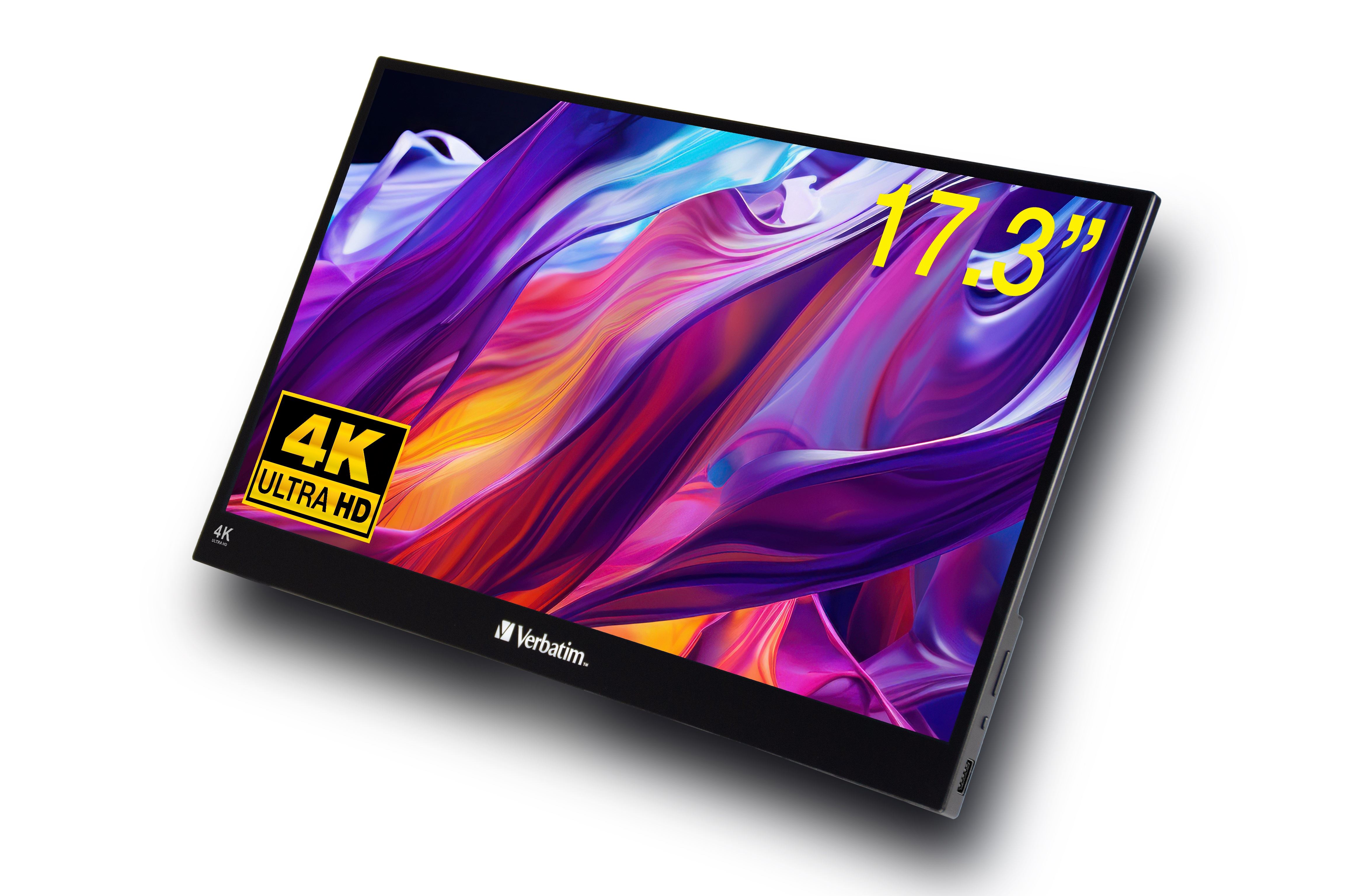 VERBATIM 17" 4K 3840 x 2160 Dokunmatik Taşınabilir Monitör