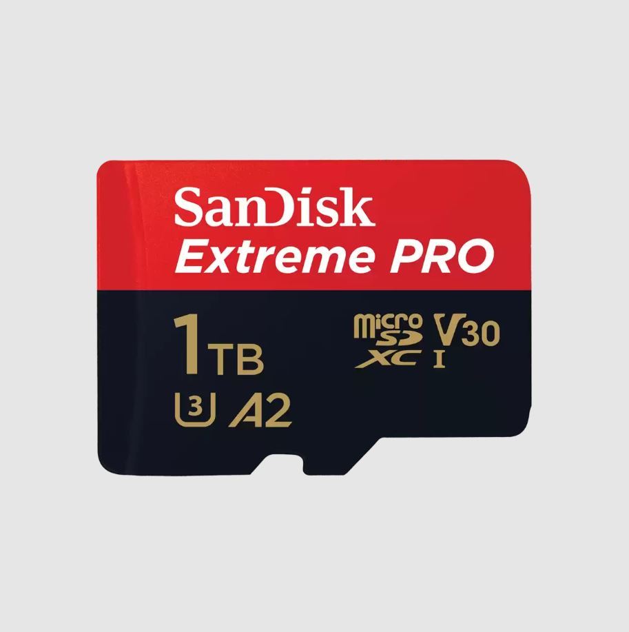 SANDISK 1TB Extreme Pro microSD UHS I Card 200MB/s 140MB/s