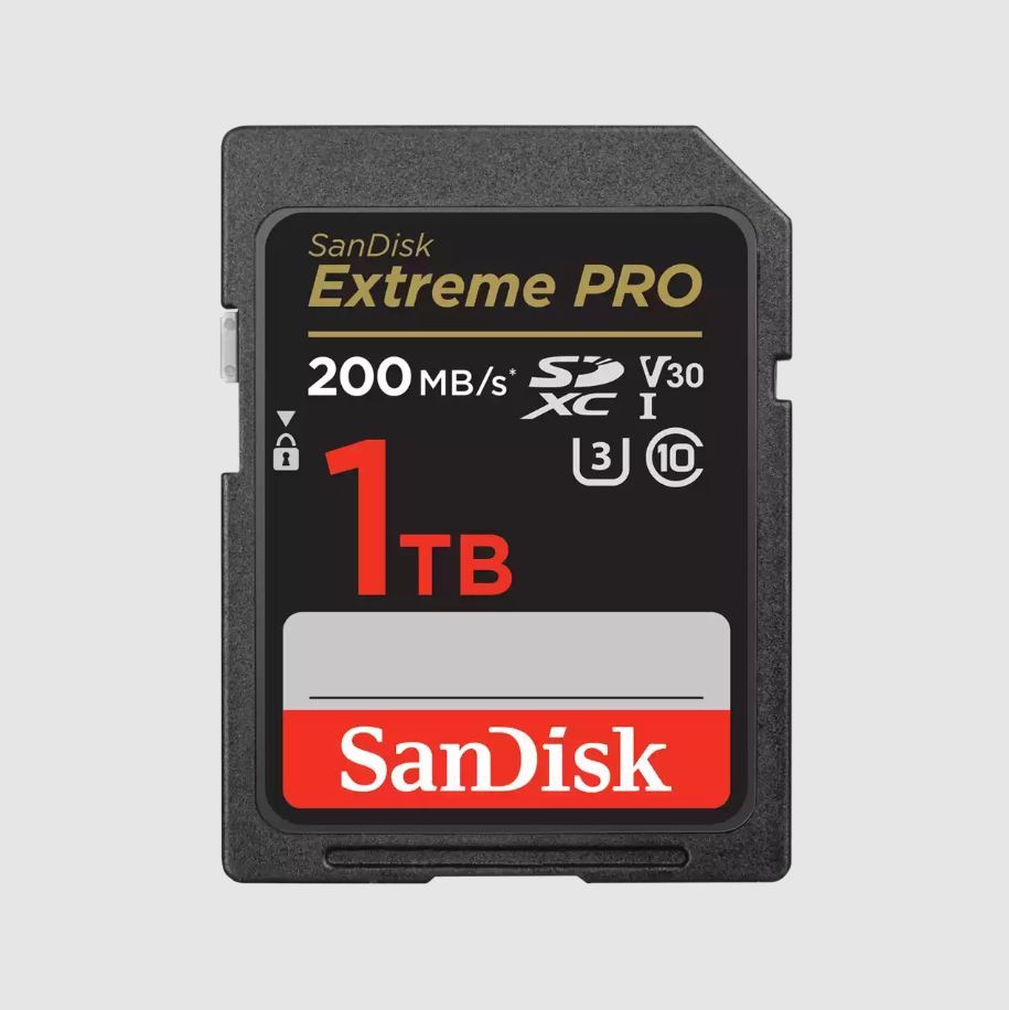 SANDISK 1TB Extreme Pro SD UHS I Card 200MB/s 140MB/s