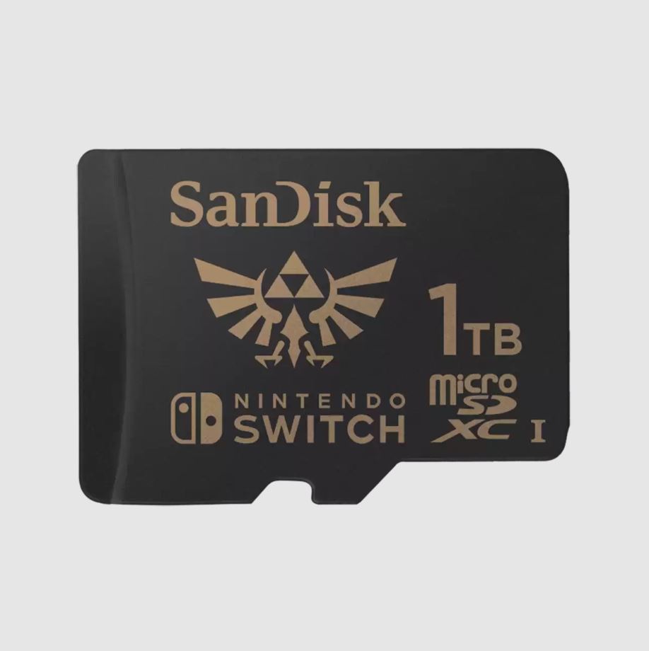 SANDISK 1TB Nintendo MicroSDXC UHS-I card Zelda Edition 100MB/s 90MB/s