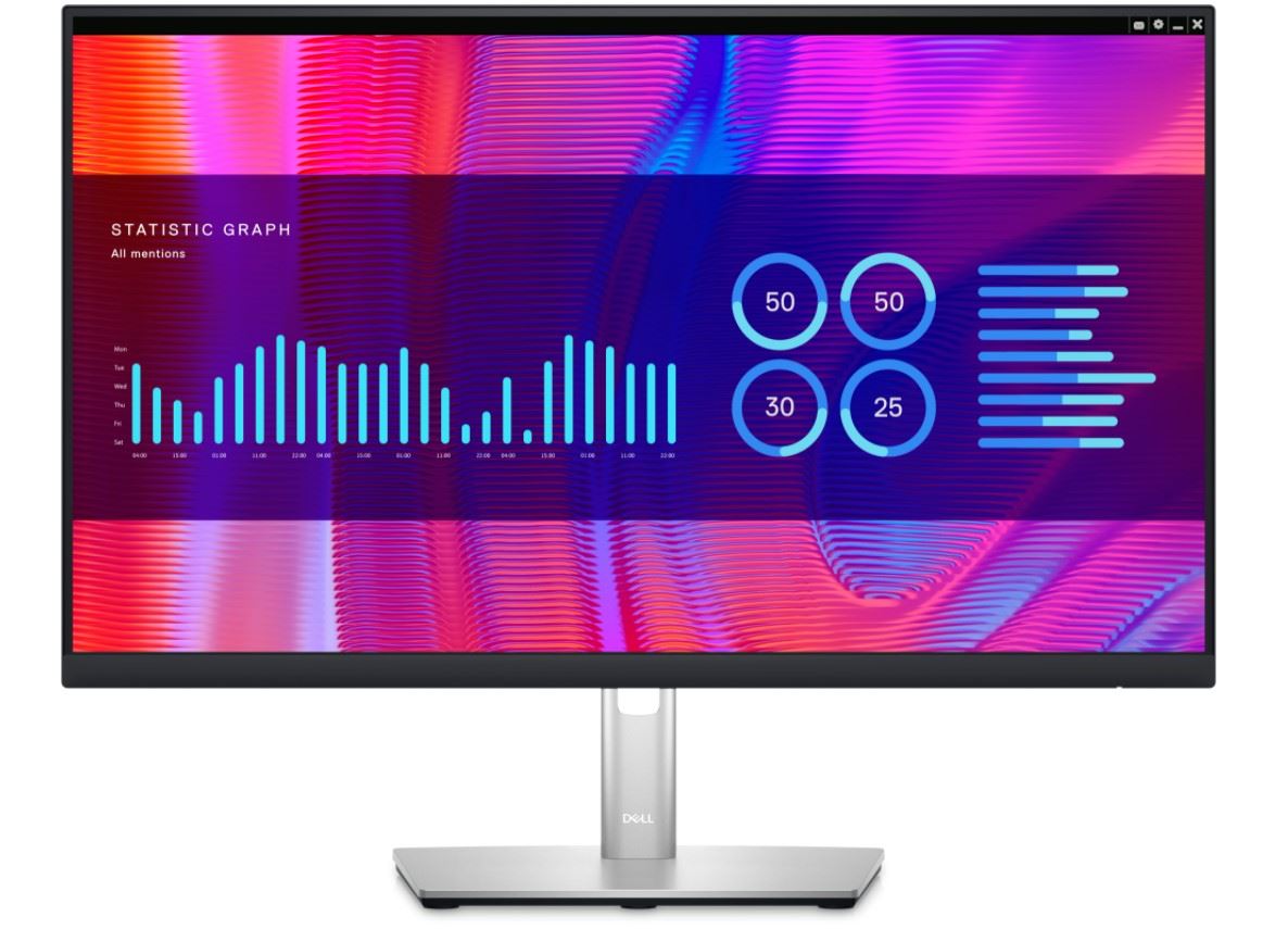DELL 23.8"IPS 2560X1440 8MS DP HDMI DP USB-C Siyah LED Monitör