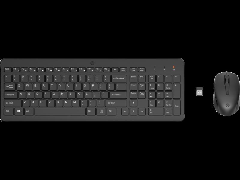 HP 330 Wireless Mouse Keyboard Combo Set Turkish - Black