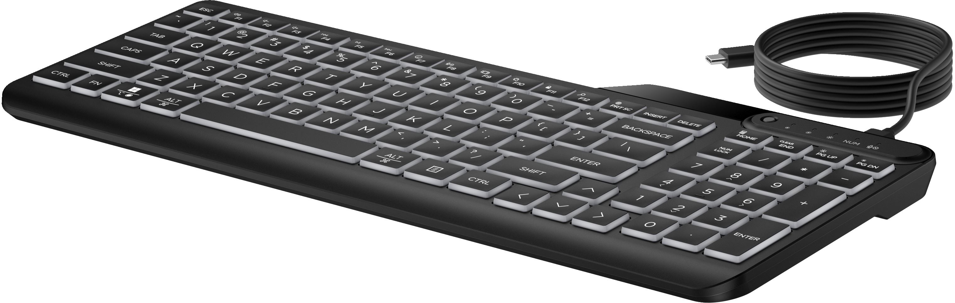 HP 405 Backlit Wired Keyboard-TURKISH