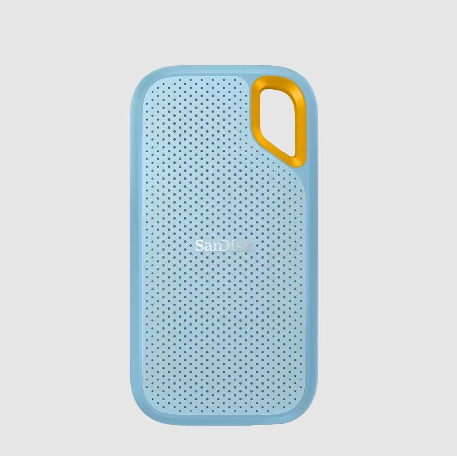 SANDISK 4TB Extreme Portable SSD 1050MB/s 1000MB/s Sky Blue color