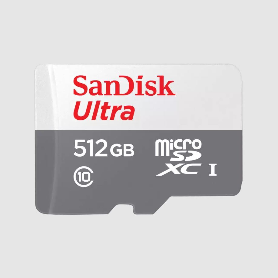 SANDISK 512GB Ultra microSDXC 100MB/s Class 10 UHS-I