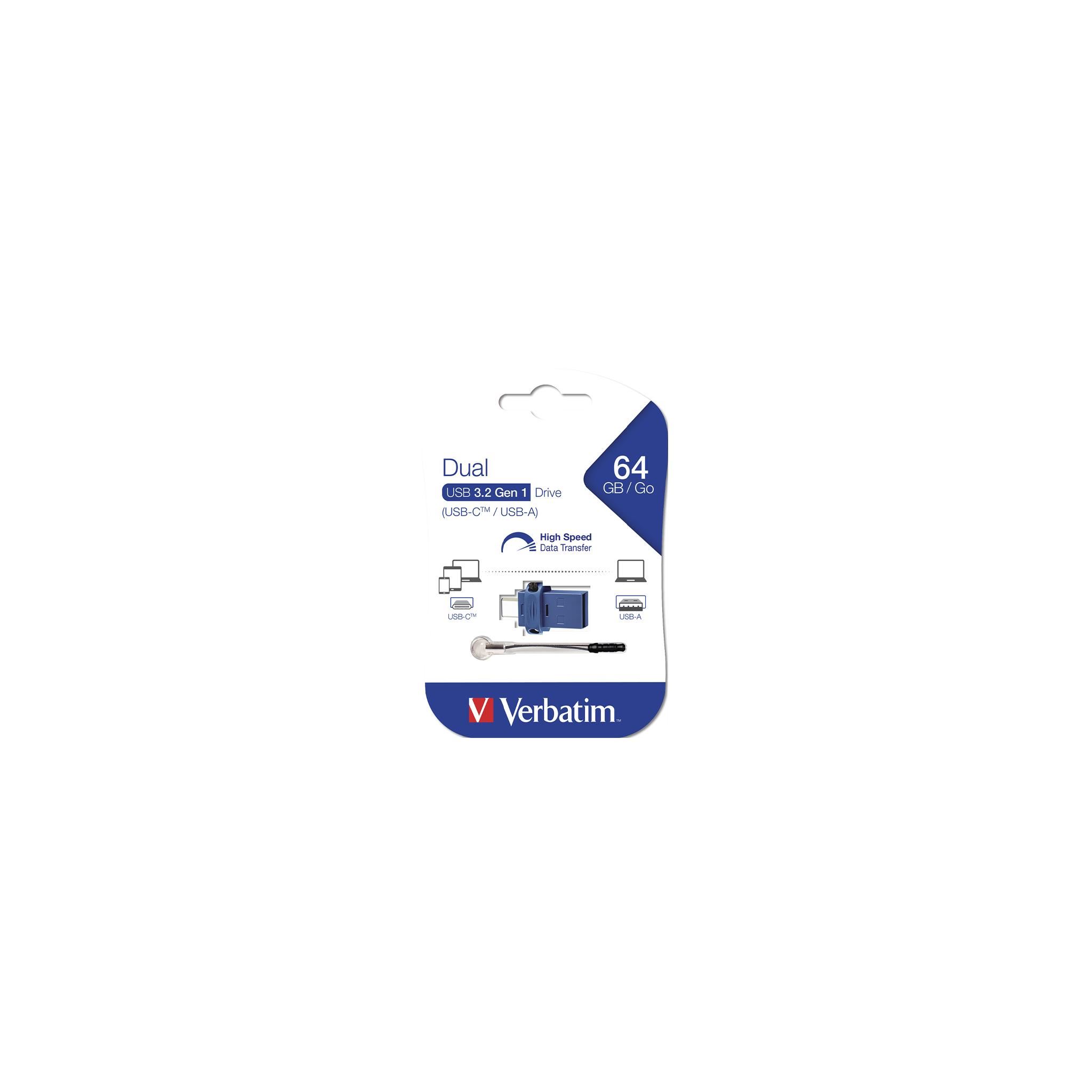 VERBATIM 64GB Dual Drive USB-C/USB-A USB BELLEK