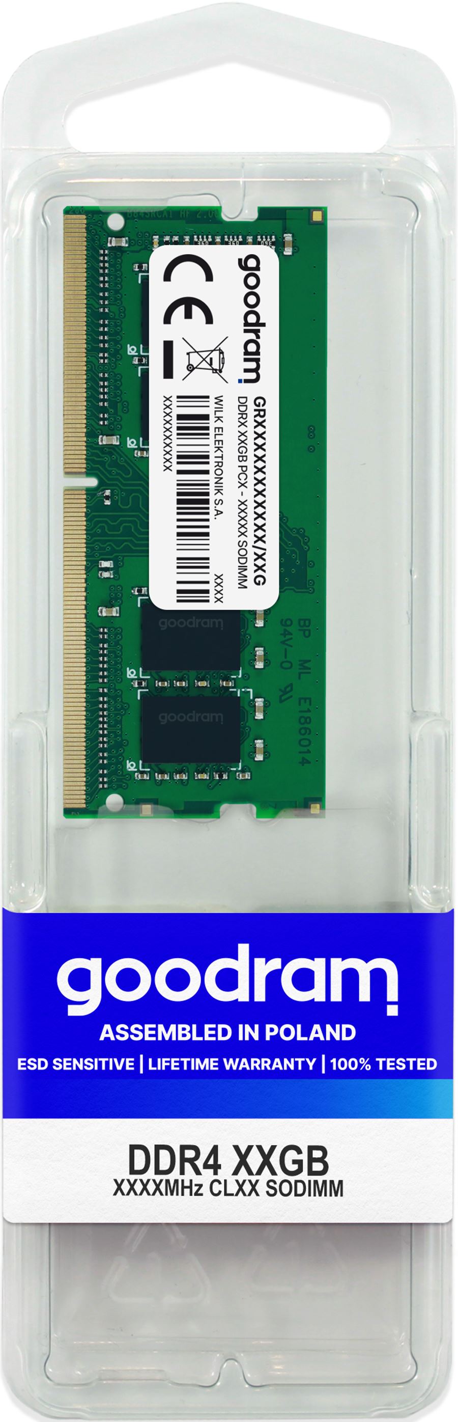 GOODRAM 8GB DDR4 3200MHZ CL22 SODIMM RAM