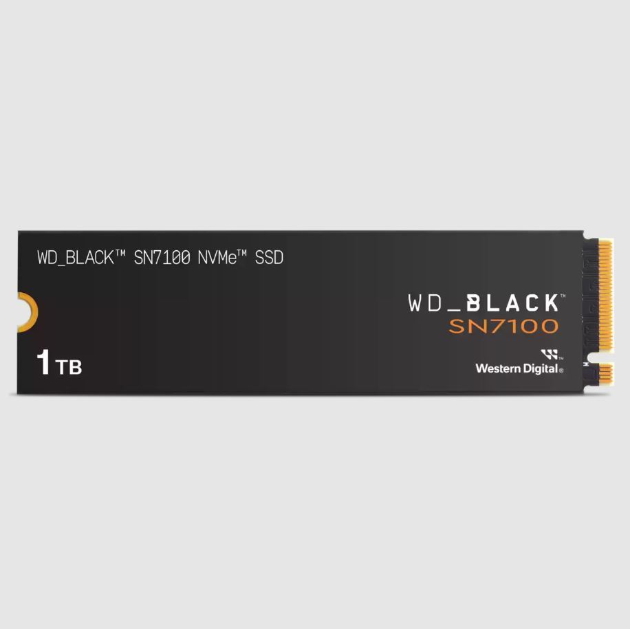 WD 1TB BLACK SN7100 PCI-4.0 7250-6900MB/S M2 SSD