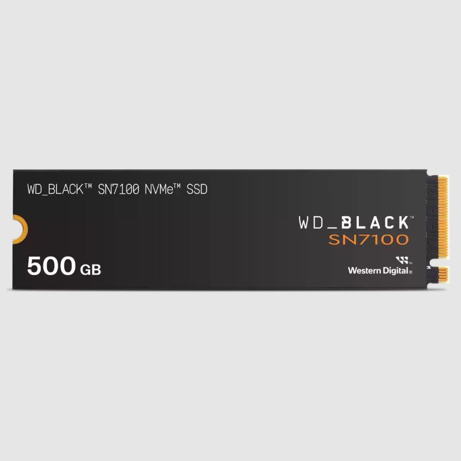 WD 500GB BLACK SN7100 PCI-4.0 6800-5800MB/S M2 SSD