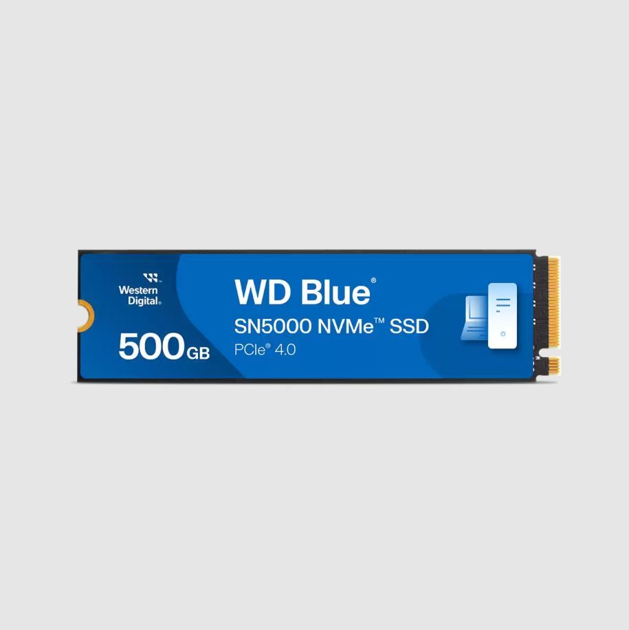 WD 500GB BLUE SN5000 PCI-4.0 5000-4000MB/s M2 SSD