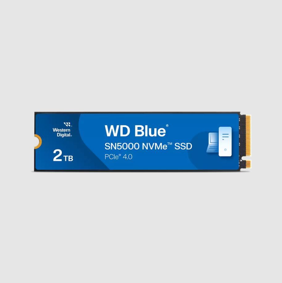 WD 2TB BLUE SN5000 PCI-4.0 5000-4000MB/s M2 SSD