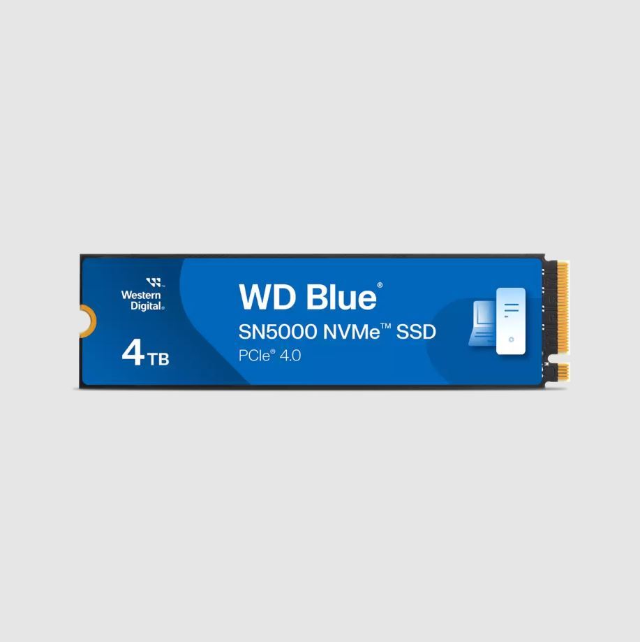 WD 4TB BLUE SN5000 PCI-4.0 5000-4000MB/s M2 SSD