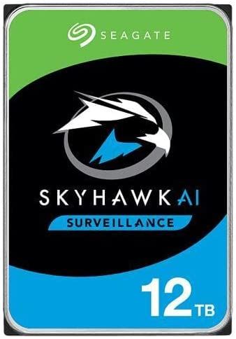 SEAGATE DSK 3.5" 12TB 7200RPM SATA 256MB SKYHAWK Güvenlik Diski