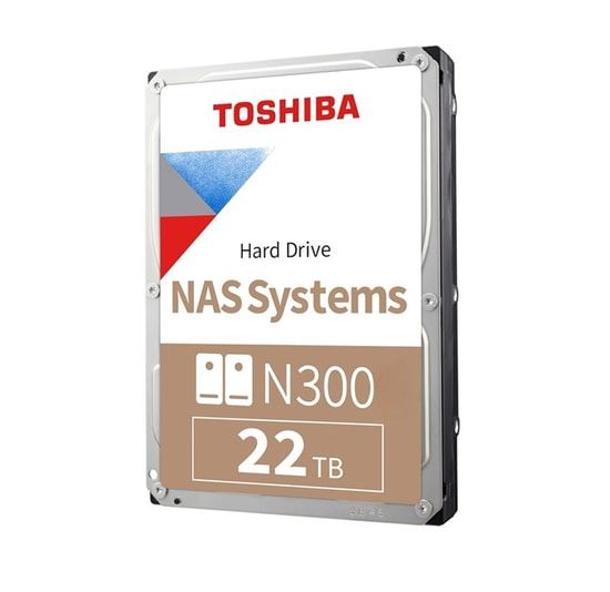 TOSHIBA DSK 3.5" 22TB 7200 SATA3 512MB 7/24 NAS N300 RV BULK