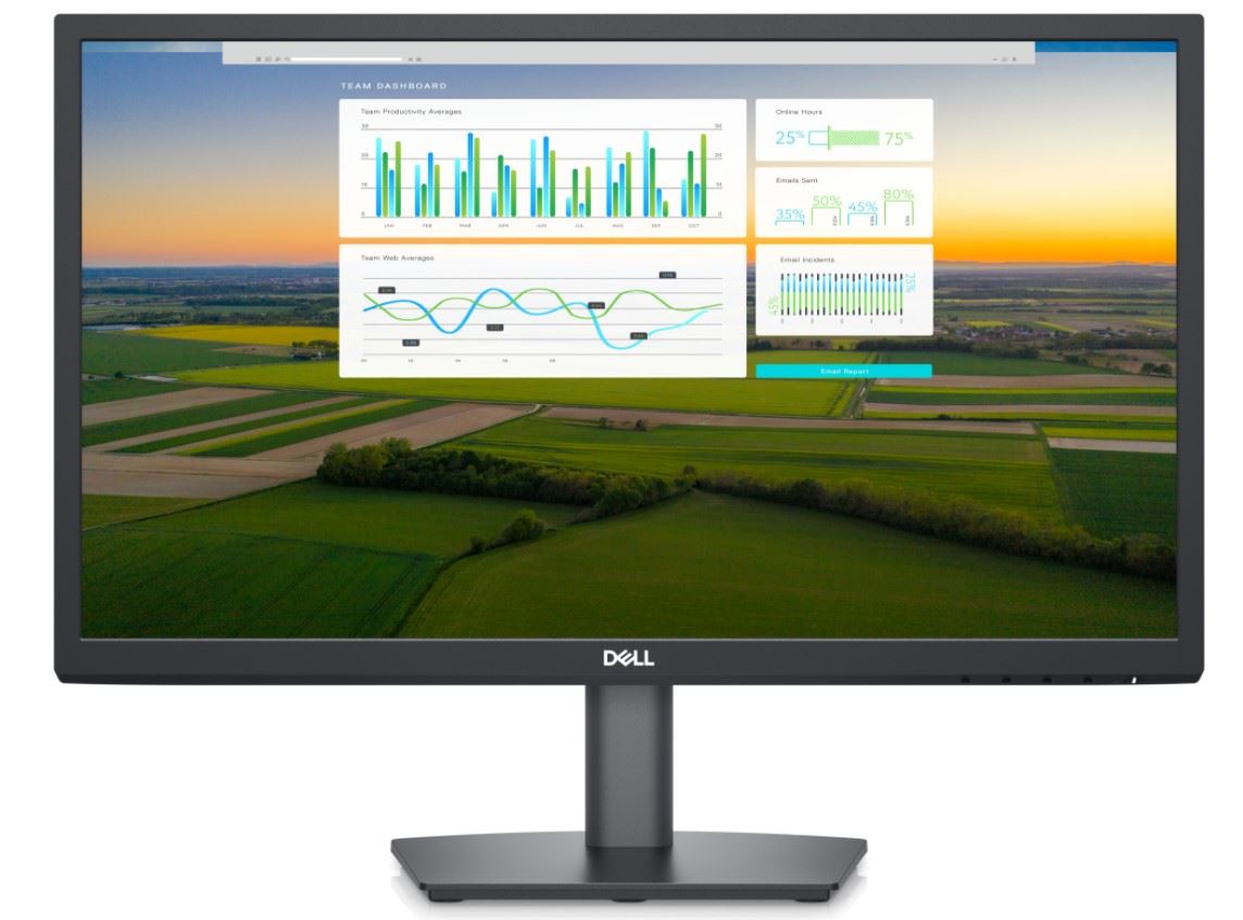 DELL  E-Serisi 22 Monitor 1920X1080 10MS VGA DP Led monitör