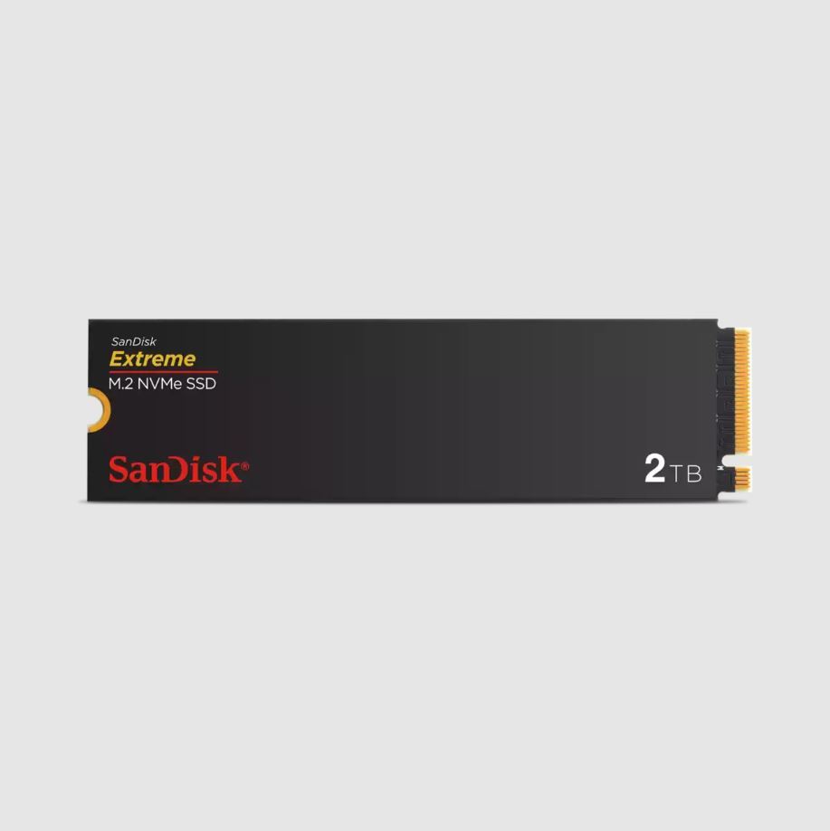 SANDISK EXTREME NVMe PCIe Gen4 SSD 5150MBsR 4850MBsW 2TB