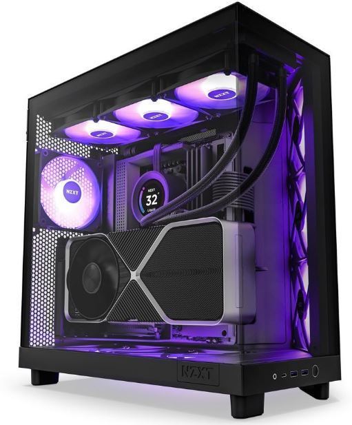 NZXT H6 Flow RGB Siyah ATX Mid Tower Kasa