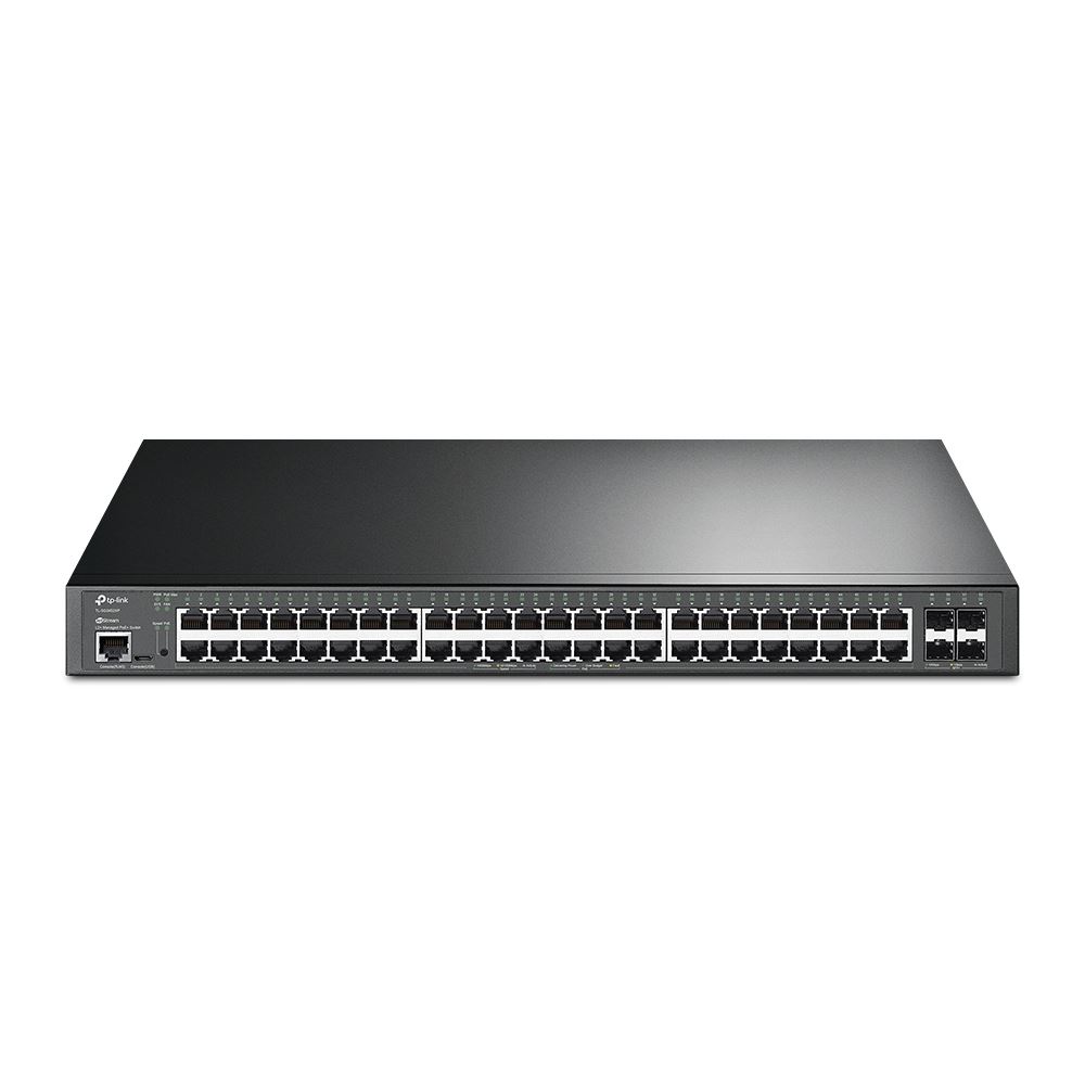 OMADA JetStream 48-Port Gigabit and 4-Port 10GE SFP+ L2+ Managed Switch with 4