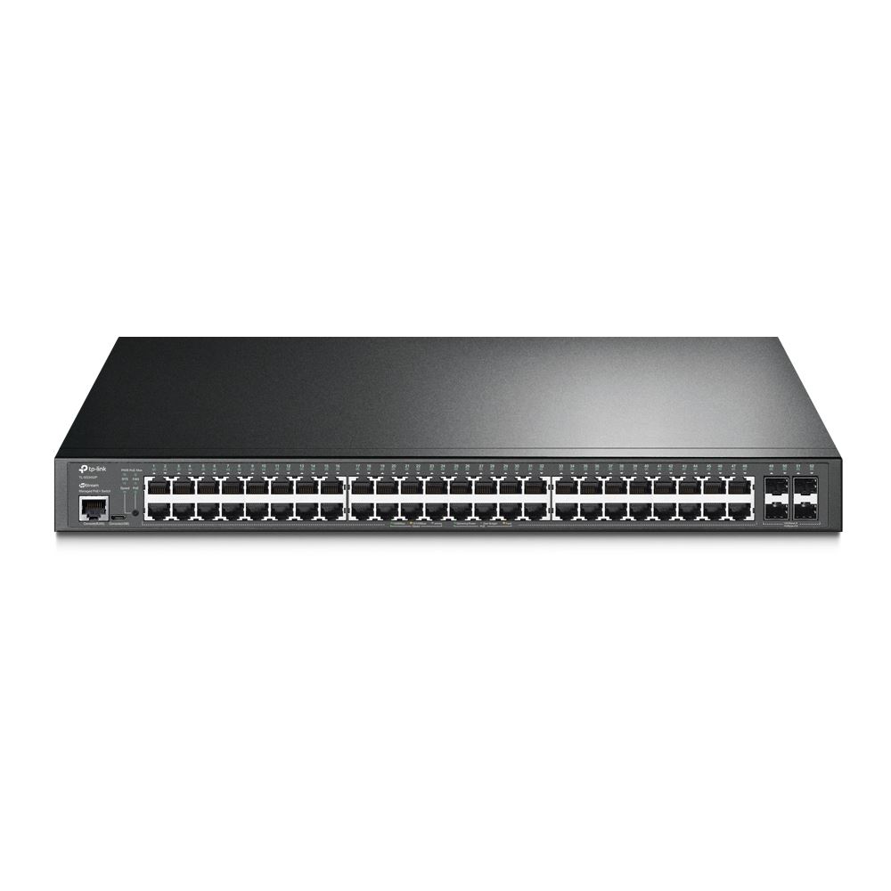 OMADA JetStream 52-Port Gigabit L2+ Managed Switch with 48-Port PoE+