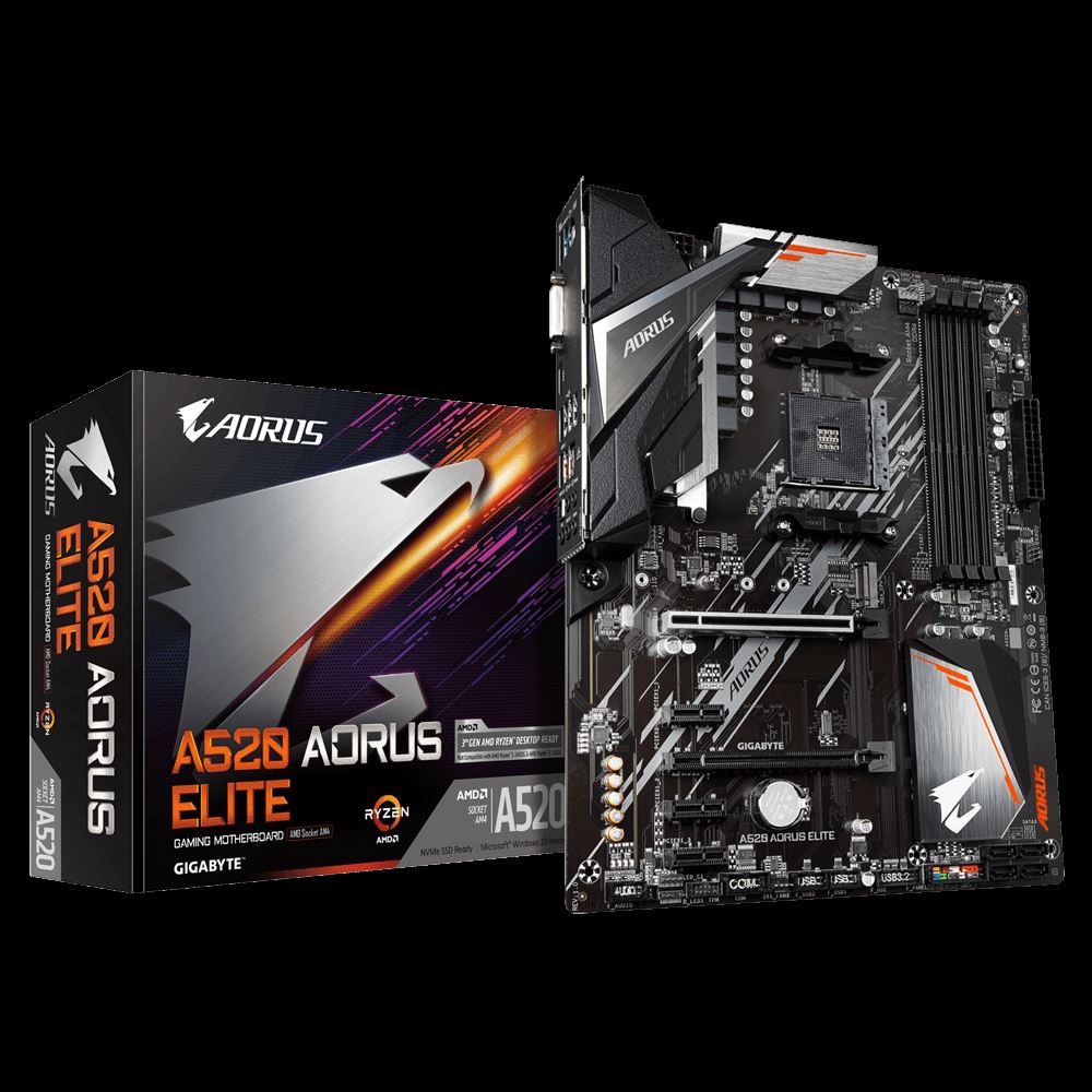 GIGABYTE MAB AMD A520 AM4 DDR4 AORUS ELITE