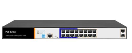 FOREDGE Managed Gigabit 16 Port PoE Switch