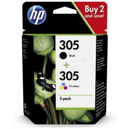 HP NO 305 2 li paket Üç Renk Siyah Orijinal