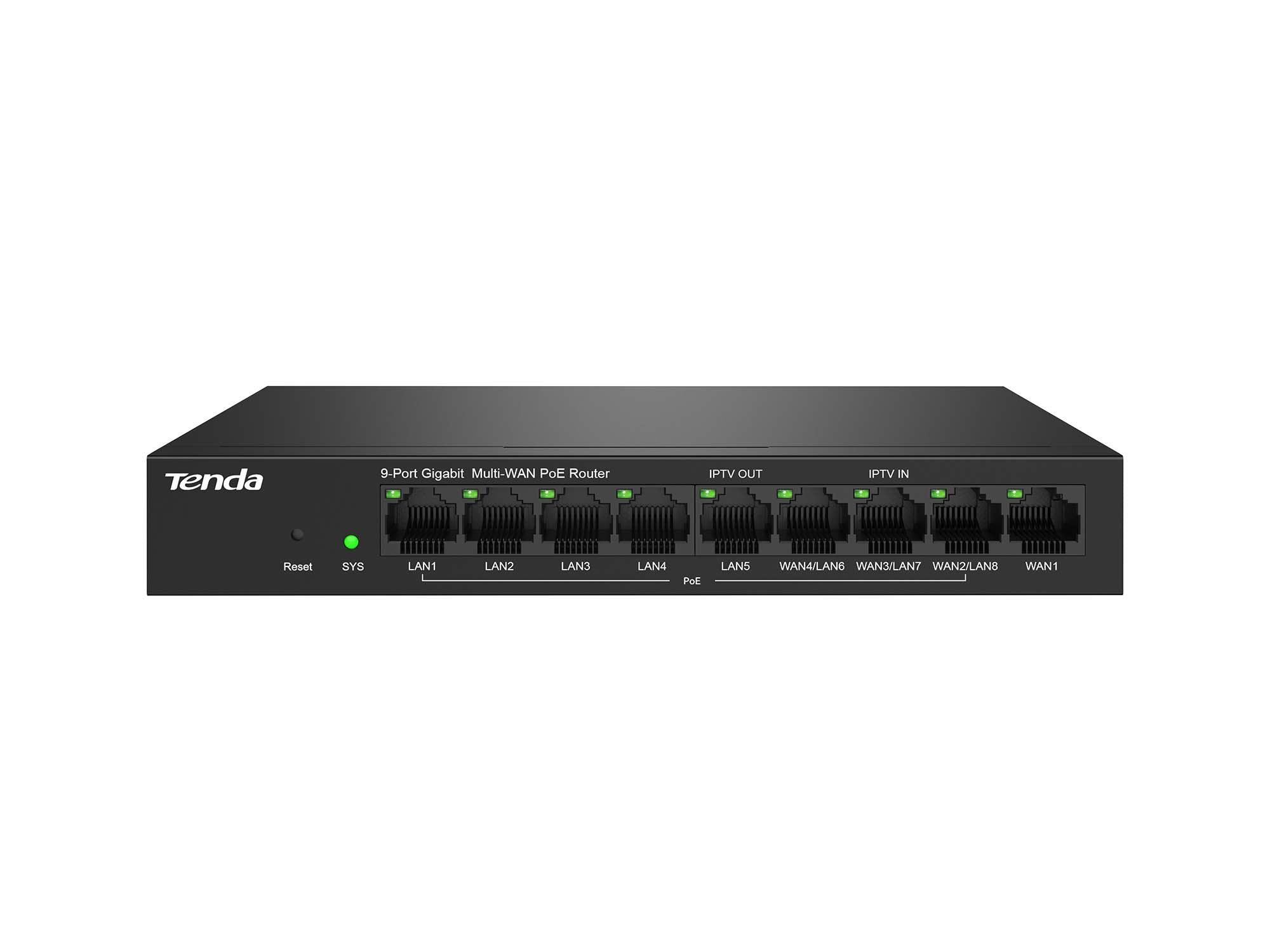 TENDA ROU G0-8G-PoE 9 Port PoE Router