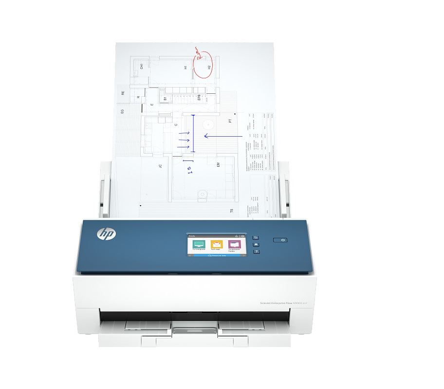 HP ScanJet Enterprise Flow 9000 sn1 A3 Doküman Tarayıcı 80ppm/160ipm