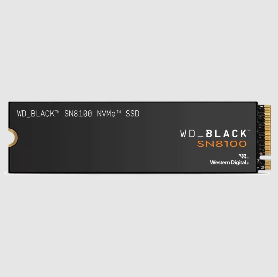 WD 1TB BLACK SN8100 PCI-5.0 14900-11000MB/S M2 SSD