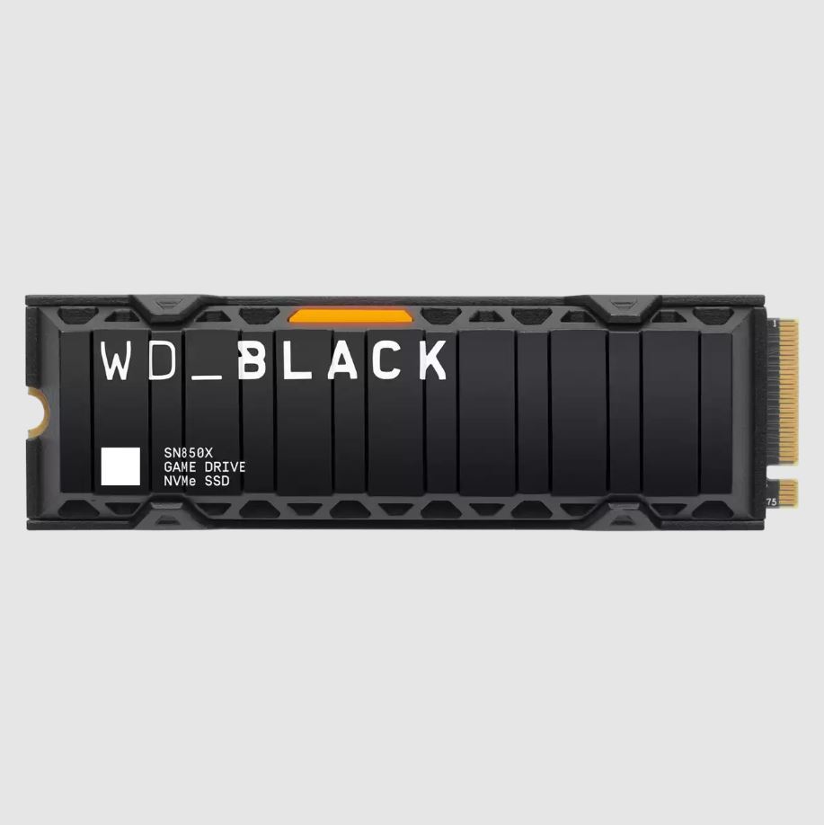 WD 2TB BLACK SN850X PCI-4.0 7250-6900MB/S M2 SSD Soğutuculu