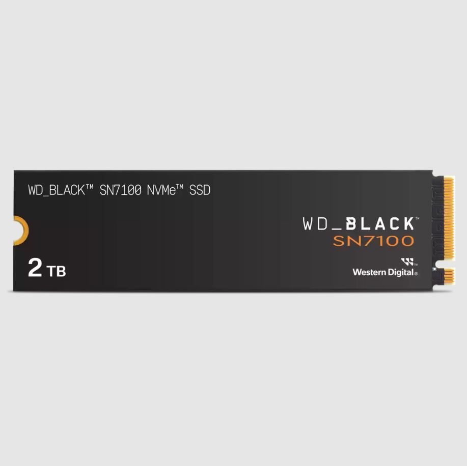 WD 2TB BLACK SN7100 PCI-4.0 7250-6900MB/S M2 SSD