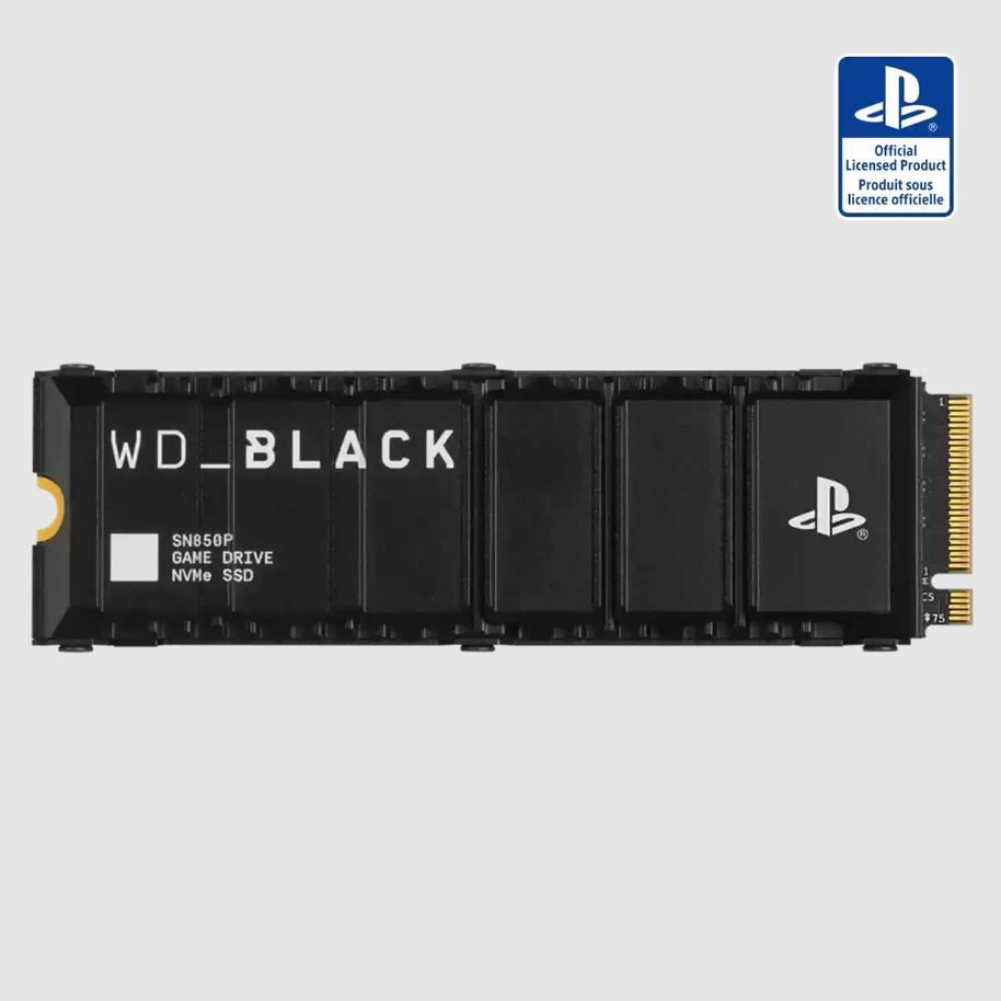 WD 4TB BLACK SN850P PS5 7300-6600MB/s M2 SSD