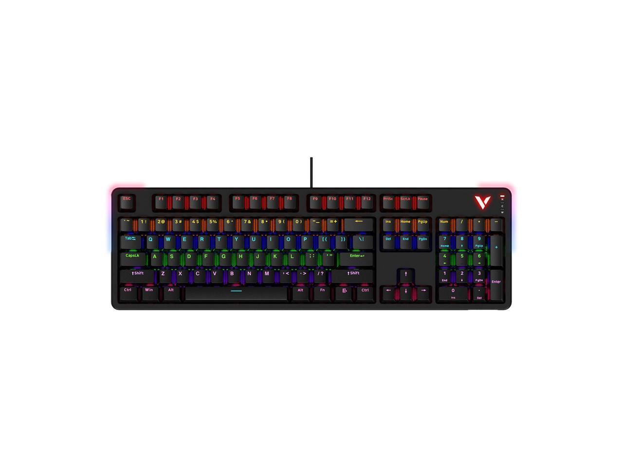 RAPOO V500PRO RGB / Antighosting Mechanical Gaming Keyboard Black