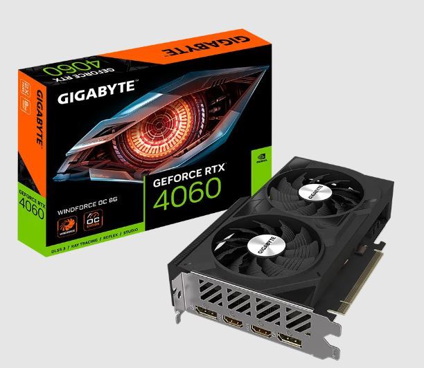 GIGABYTE GeForce RTX 4060 8GB 128B GDDR6 PCI-E 4.0 Ekran Kartı