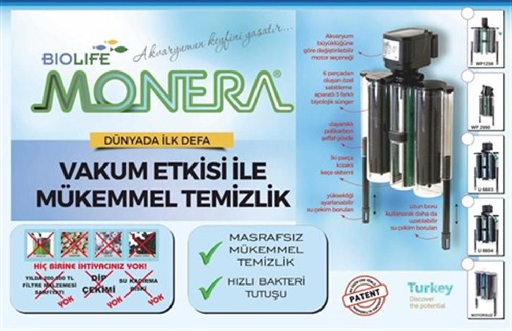 Biolife Monera Akvaryum İç Filtre Sistemi SOBO 3880 35W 2500 L/H Motorlu