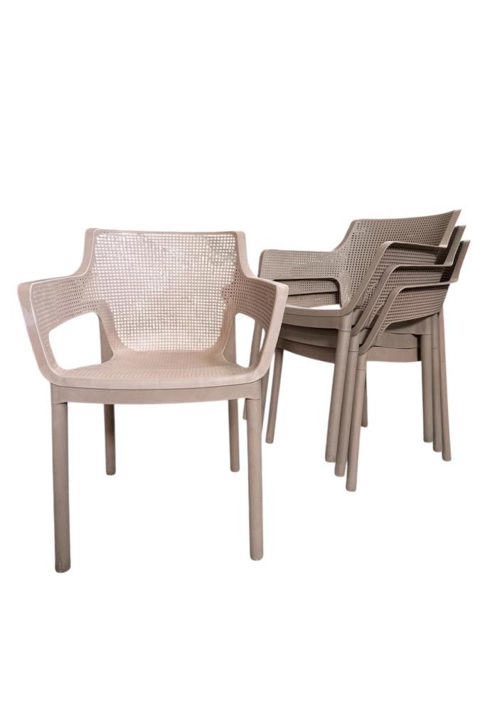 4 Adet Jolly Koltuk Bahçe, Balkon ve Cafe Sandalyesi Kapiçino