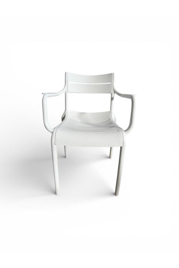 Brixo Koltuk Bahçe, Balkon ve Cafe Sandalyesi Beyaz